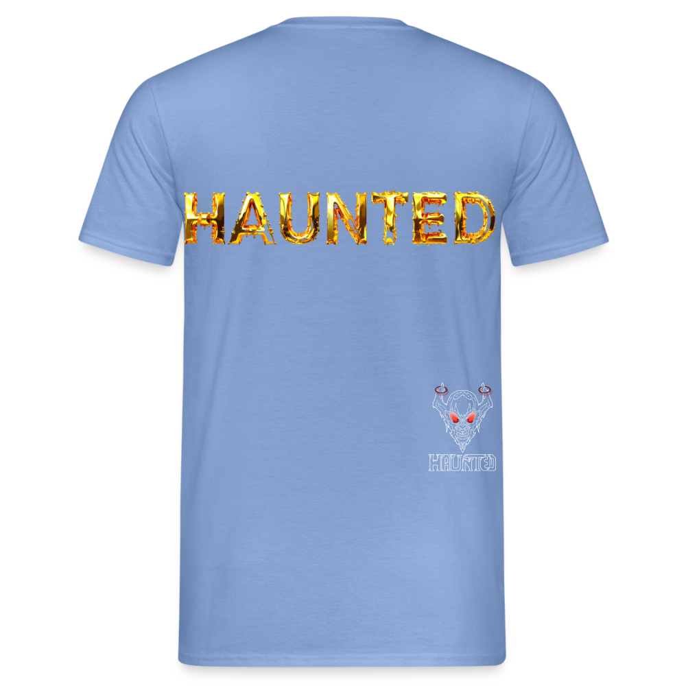 Men T-Shirt Molten Gold Luxe - carolina blue