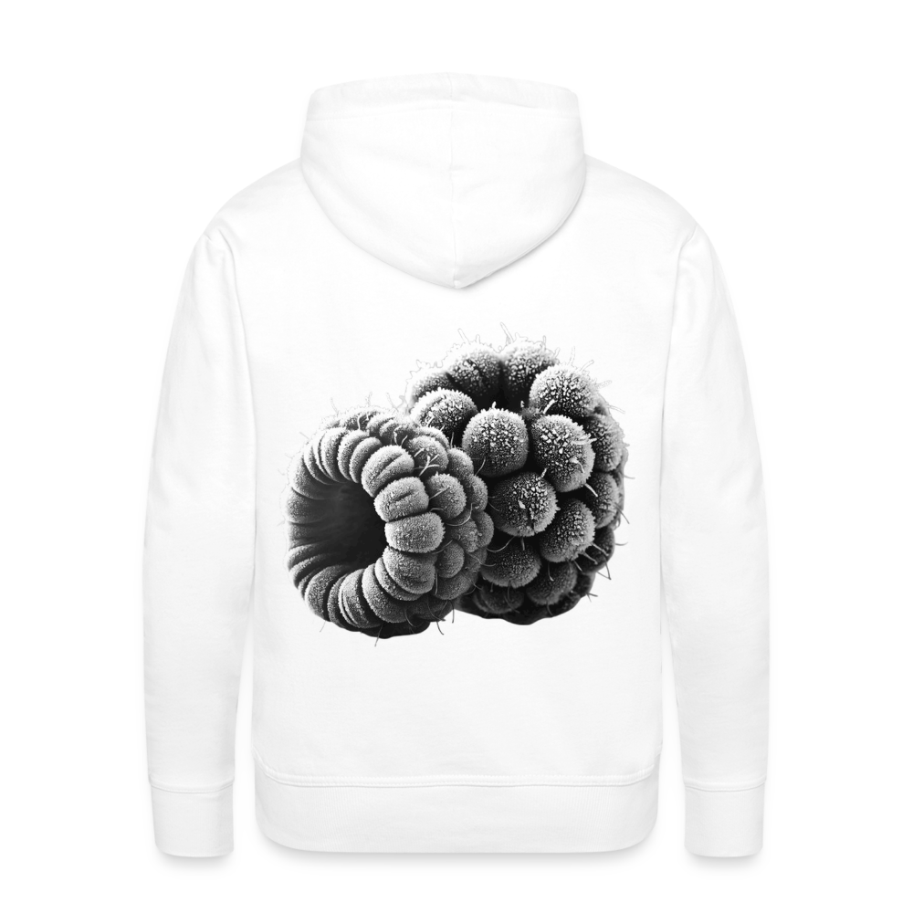 Men Hoodie Frozen Berries - Weiß