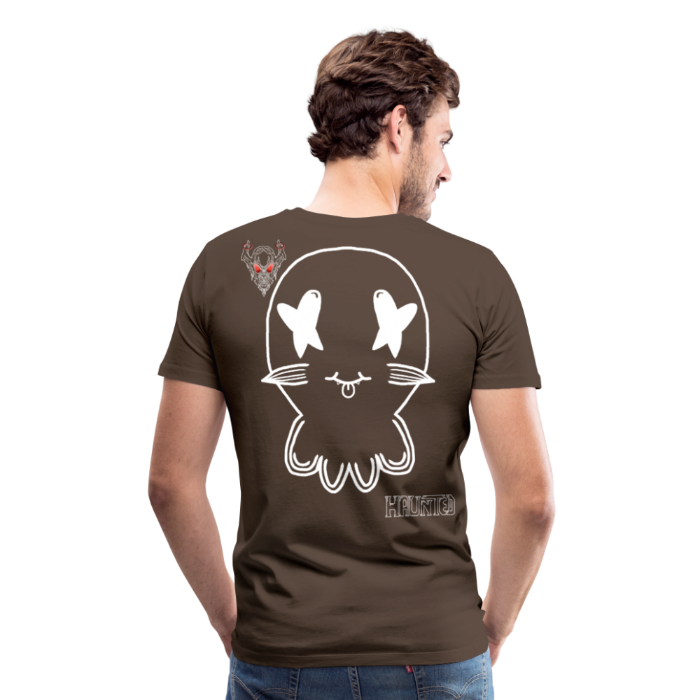 Man T-Shirt Ghost No Doodle Light - Edelbraun