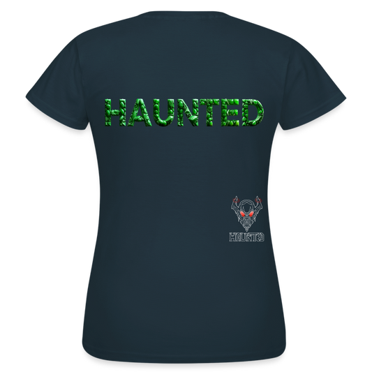 Women T-Shirt Emerald Gem Elixir - Navy