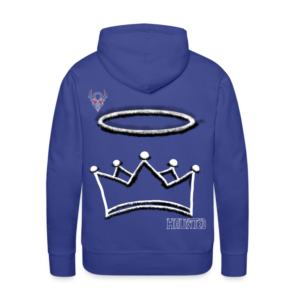 Man Hoodie Crown and Ring Light - Königsblau