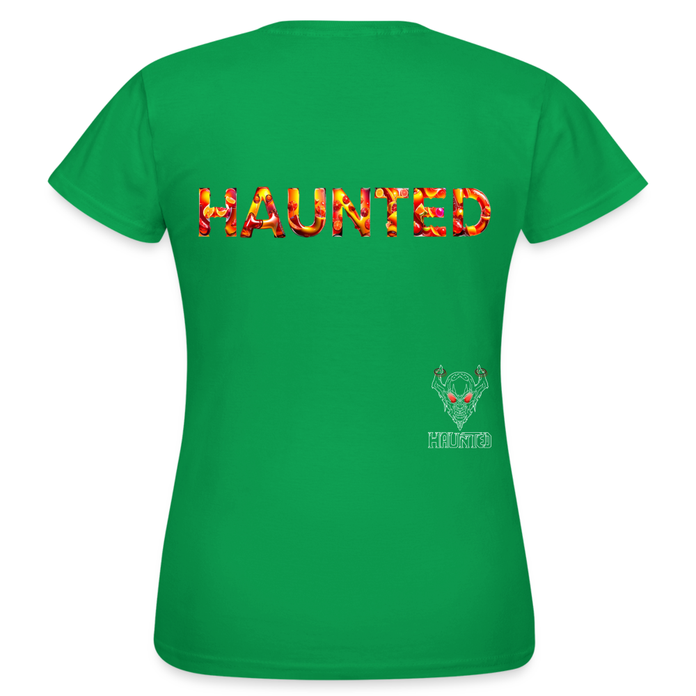 Women T-Shirt Citrus Sunset Splash - Kelly Green