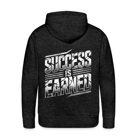 Men Hoodie Success is Earned - Anthrazit