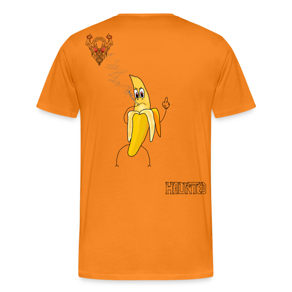 Man T-Shirt Pissed Bananna - Orange
