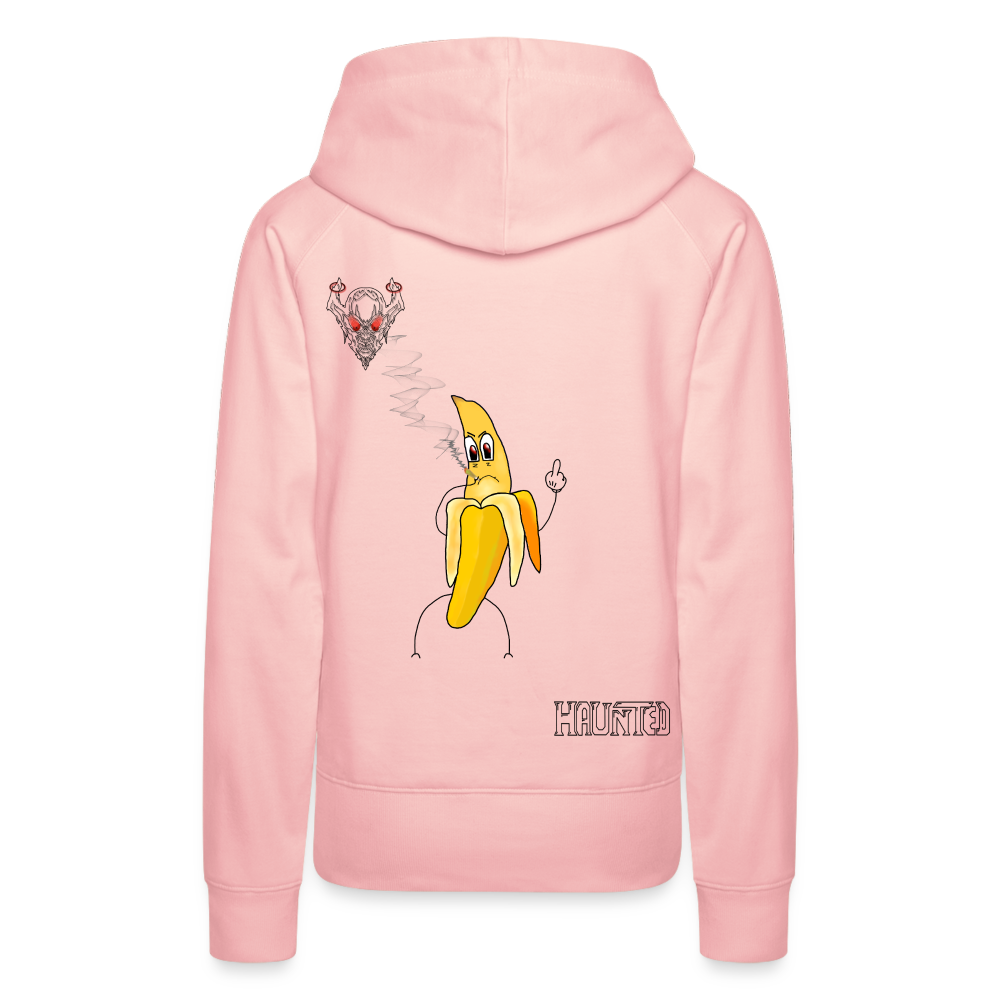 Woman Hoodie Pissed Bananna - Kristallrosa