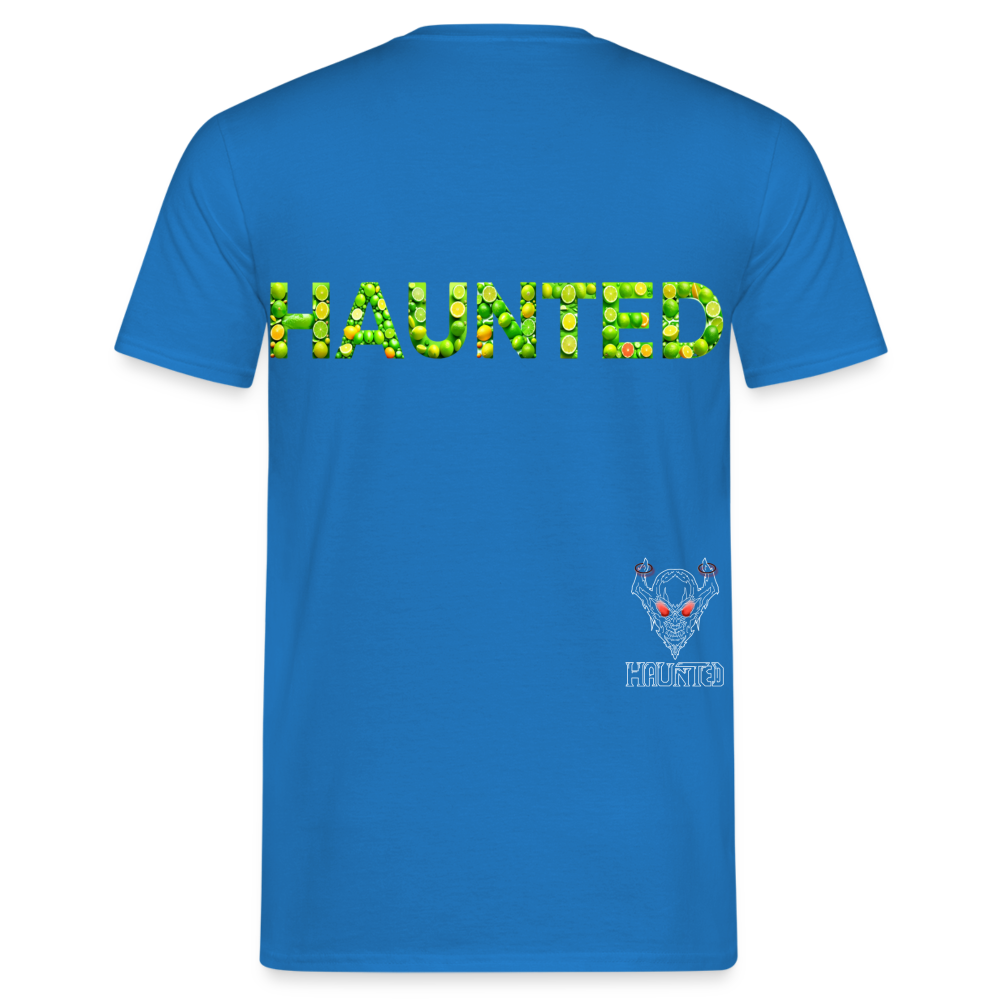 Männer T-Shirt Citrus Burst Splash - Royalblau