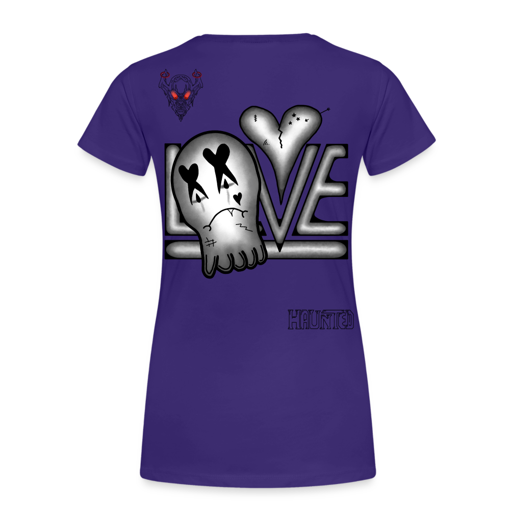 Woman T-Shirt LOVE - Lila
