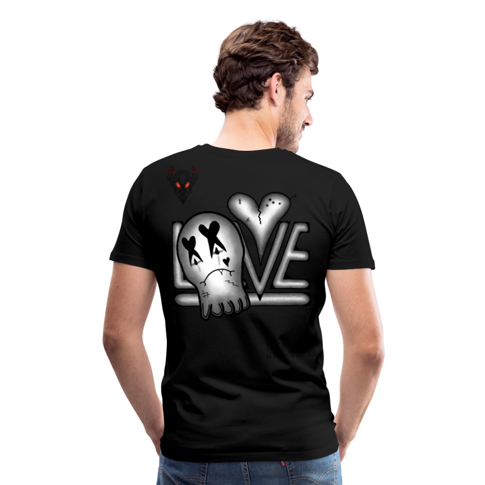 Man T-Shirt LOVE - Schwarz