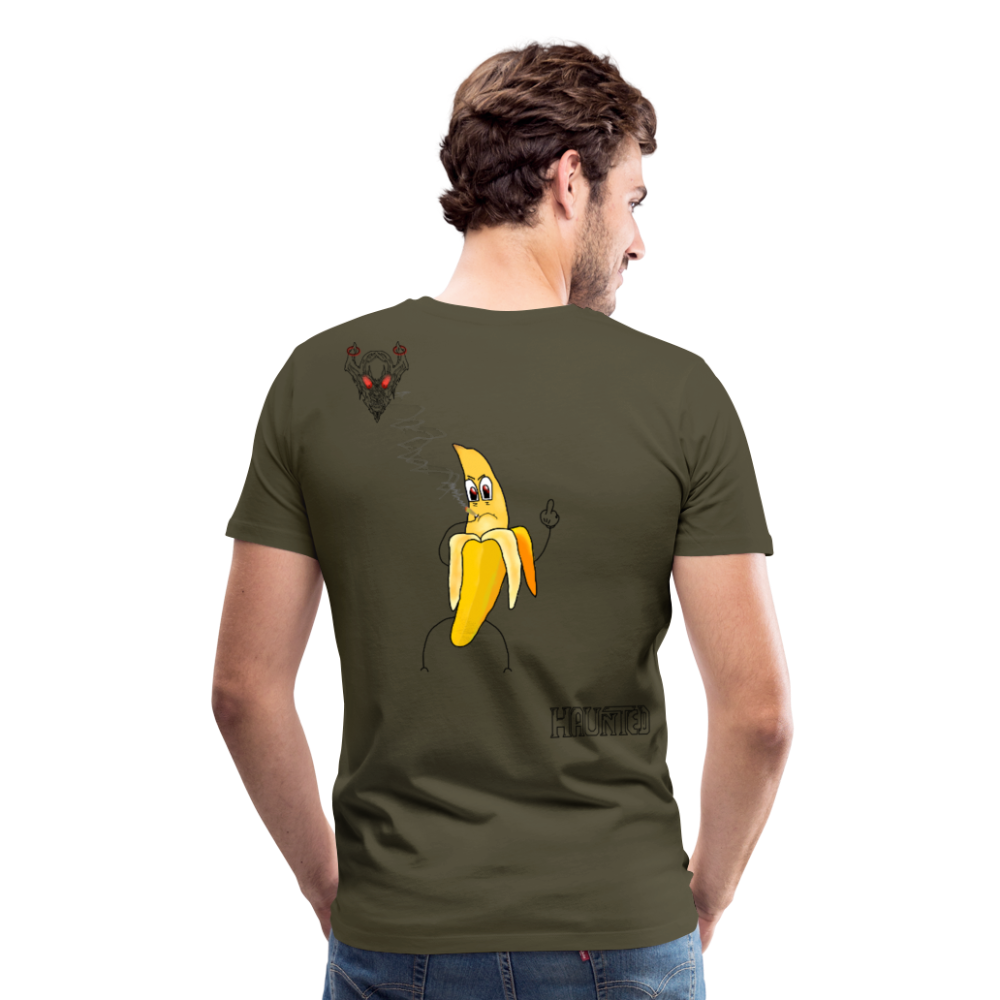 Man T-Shirt Pissed Bananna - Khaki