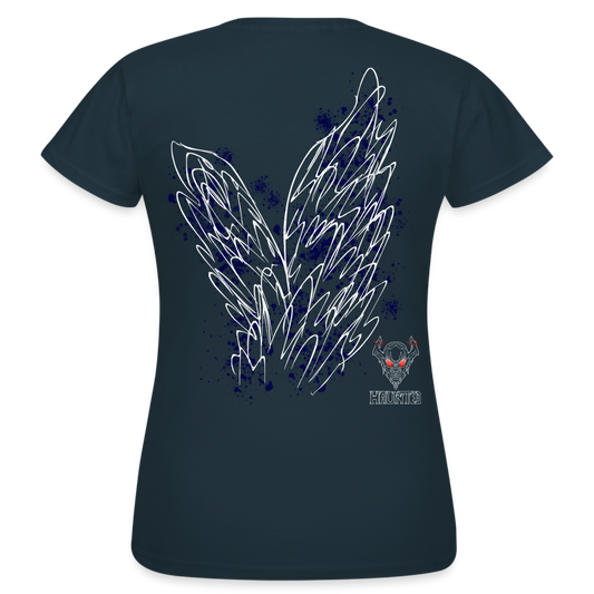 Women T-Shirt Dark Blue Wings - Navy