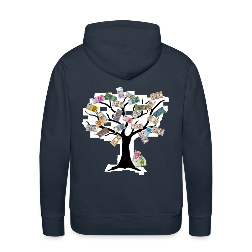 Men Hoodie Money Tree - Navy