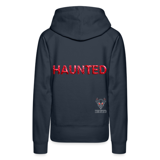 Women Hoodie Crimson Silk Blaze - Navy