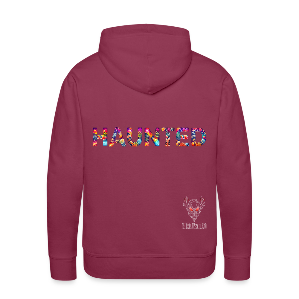 Men Hoodie Tropical Glow Essence - Bordeaux