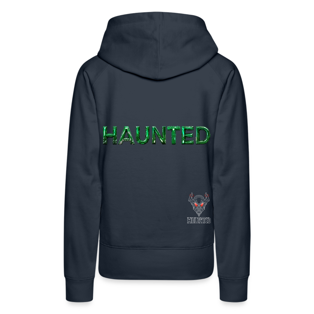 Women Hoodie Mystic Emerald Dew - Navy