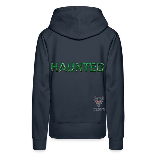 Women Hoodie Mystic Emerald Dew - Navy