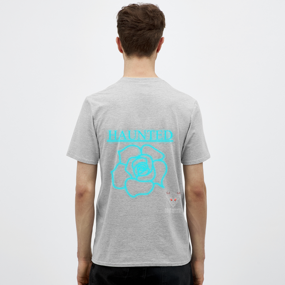 Men T-Shirt Original Neon Rose - Grau meliert