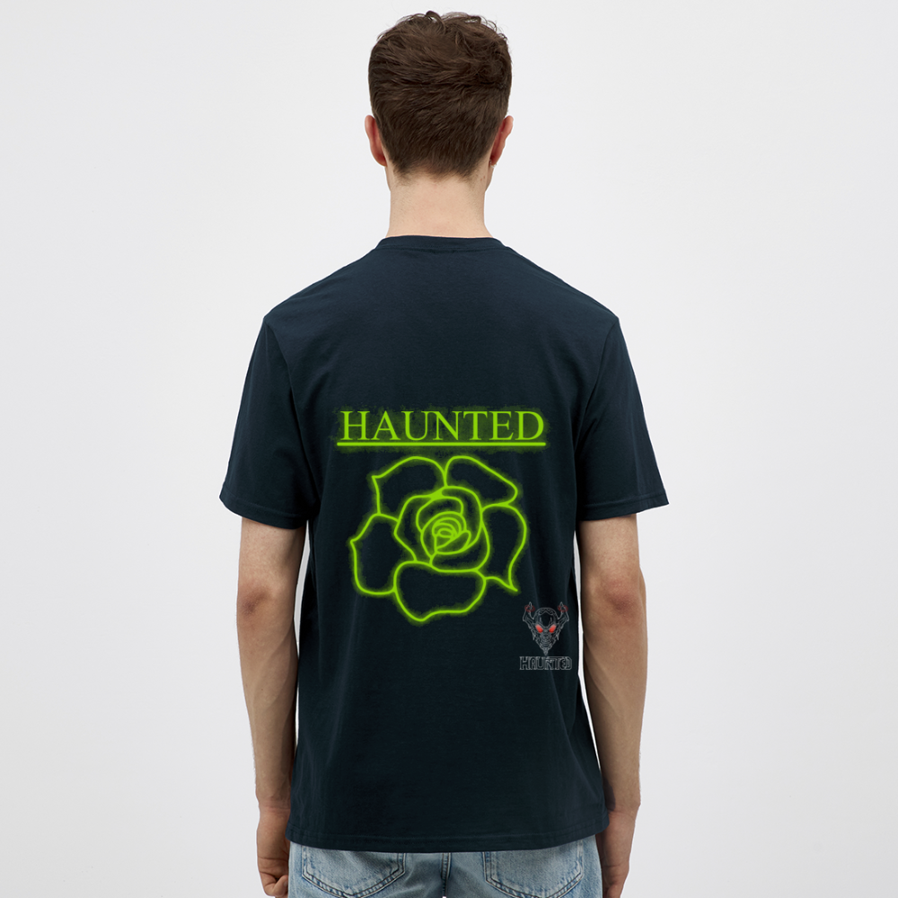 Men T-Shirt Poison Neon Rose - Navy