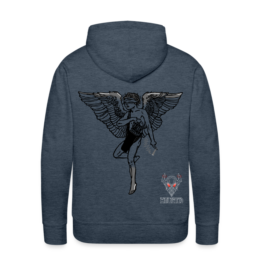 Men Hoodie Angel - Jeansblau