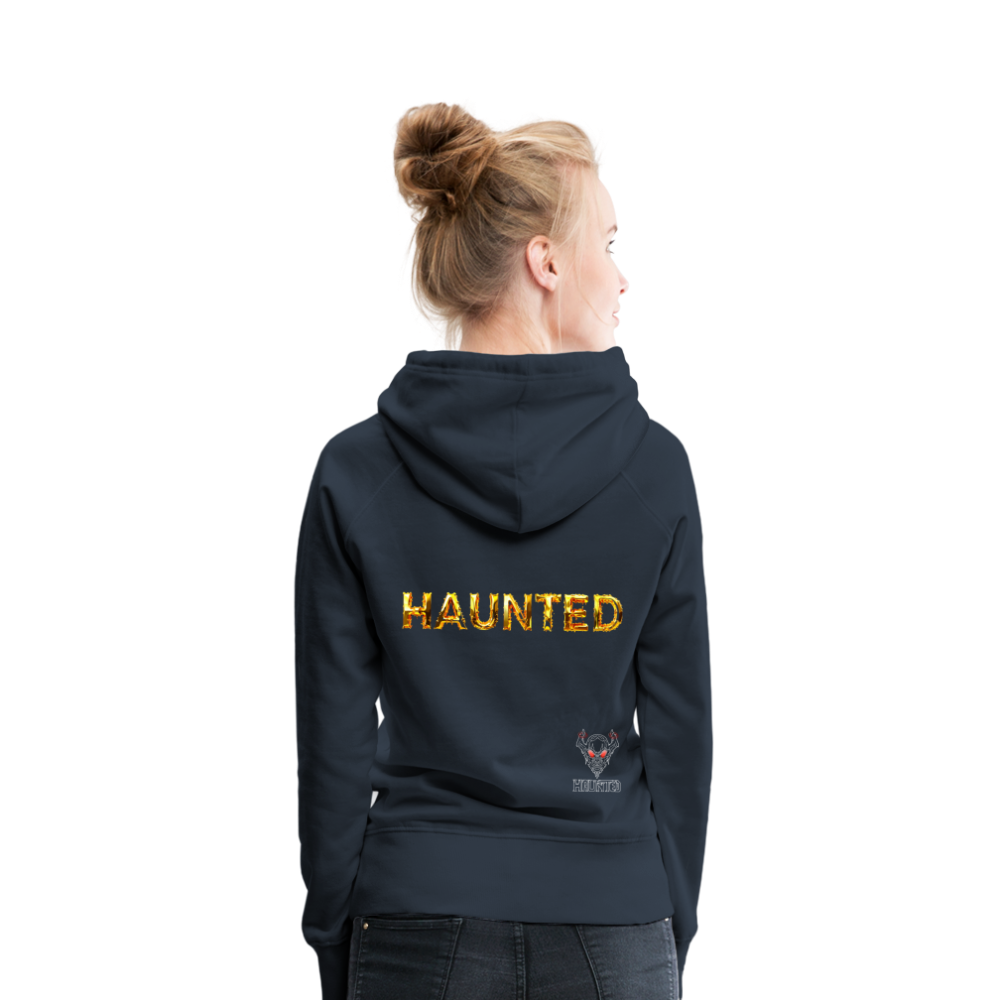 Women Hoodie Molten Gold Luxe - Navy