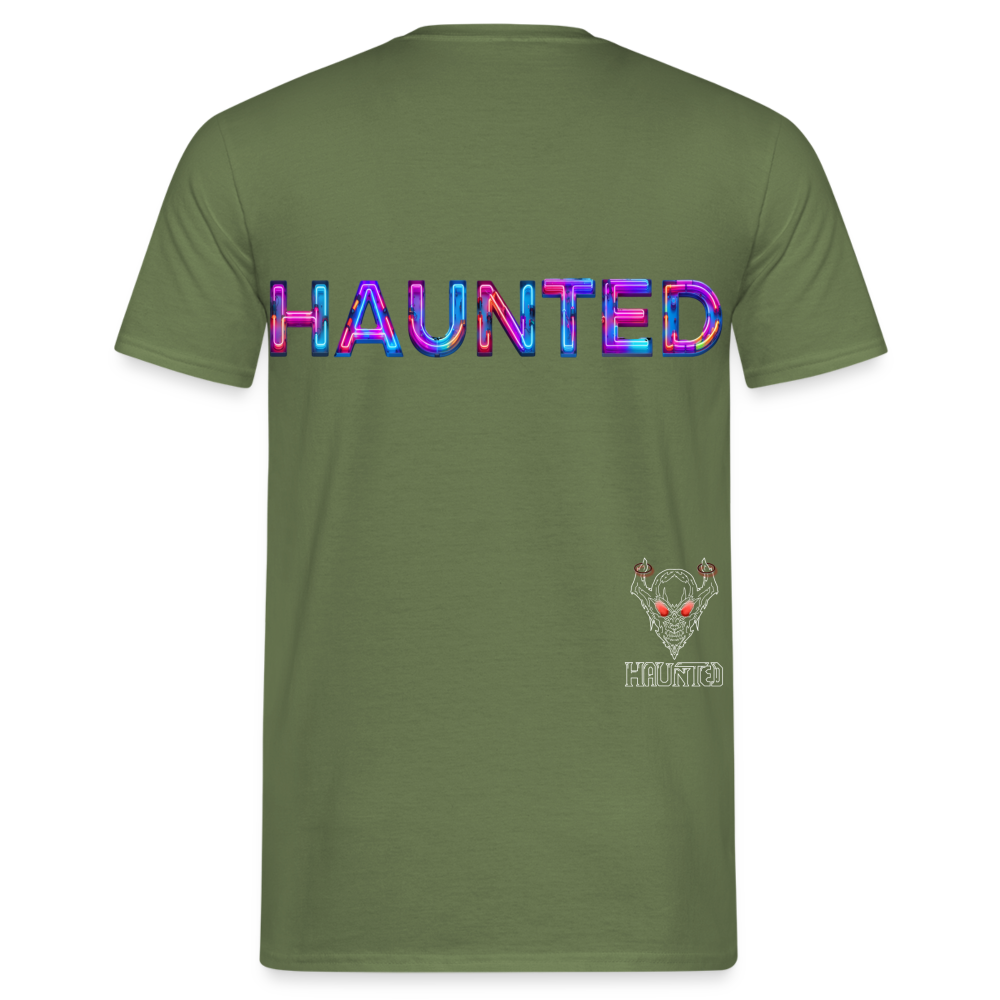Men T-Shirt Neon Pulse Energy - Militärgrün
