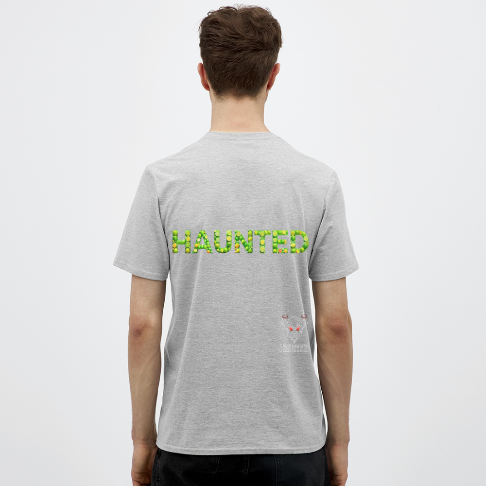Männer T-Shirt Citrus Burst Splash - Grau meliert