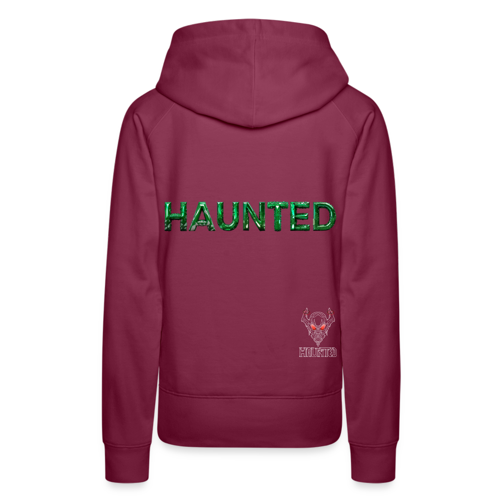 Women Hoodie Mystic Emerald Dew - Bordeaux