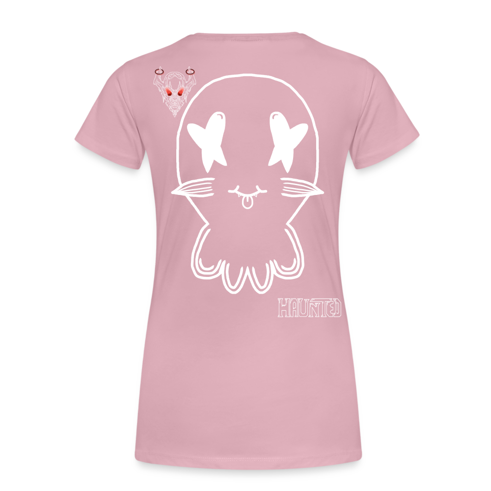 Woman T-Shirt Ghost Doodle Light - Hellrosa