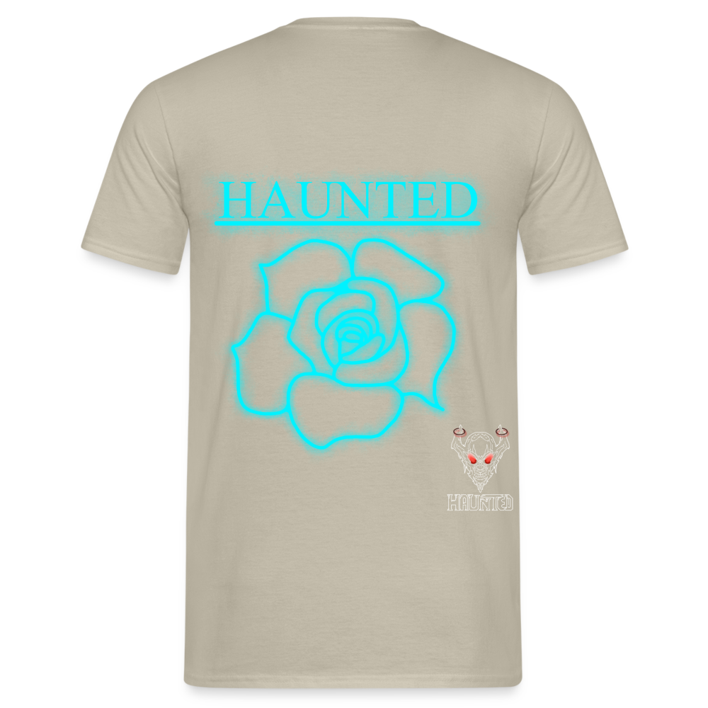 Men T-Shirt Original Neon Rose - Sandbeige