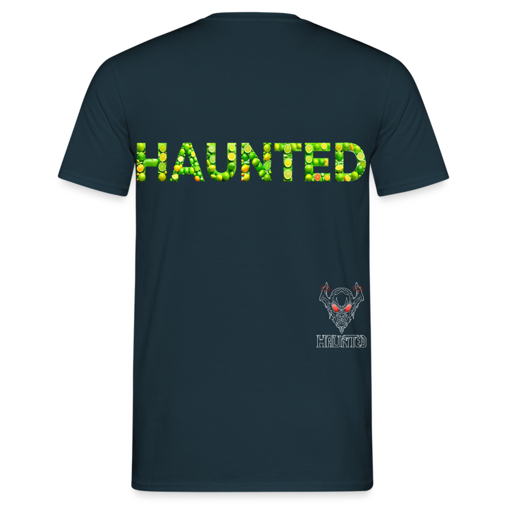 Männer T-Shirt Citrus Burst Splash - Navy
