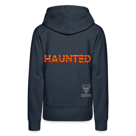 Women Hoodie Citrus Burst Zest - Navy