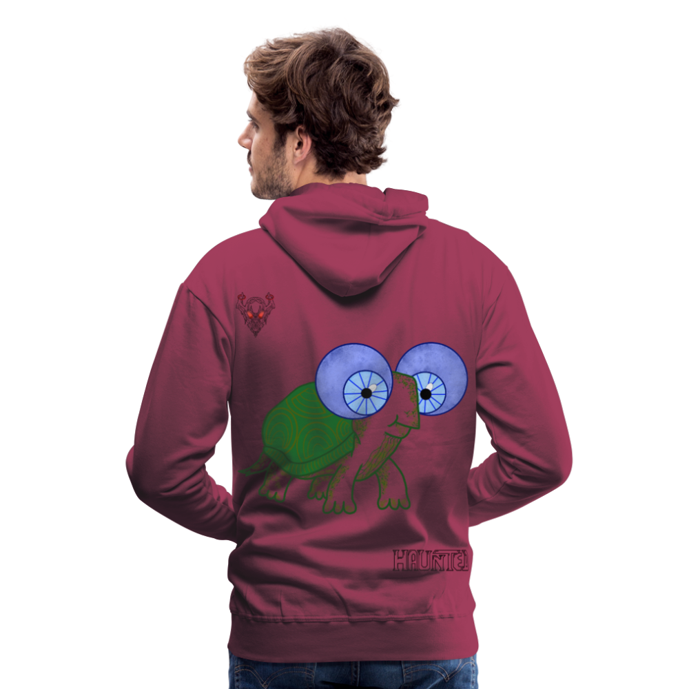 Men Hoodie Turtle - Bordeaux