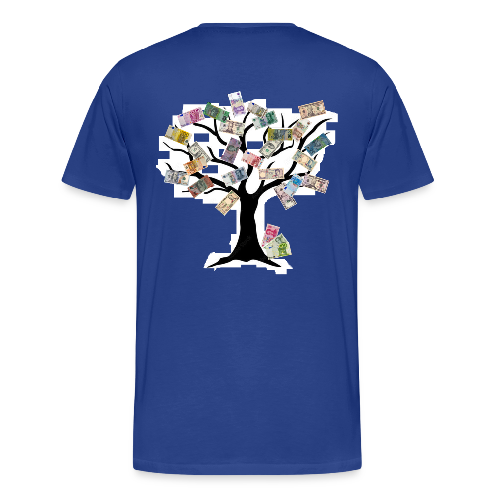 Men T-Shirt Money Tree - Königsblau