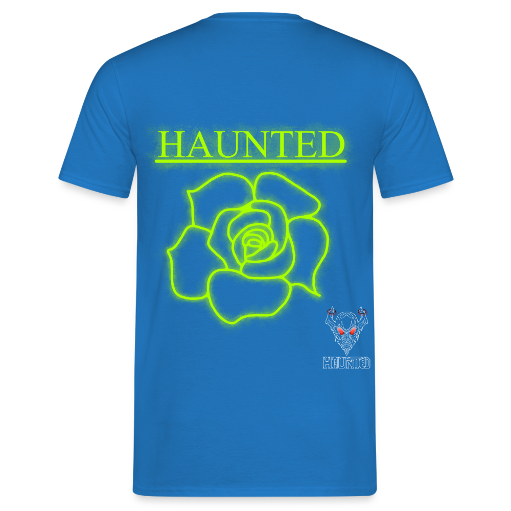 Men T-Shirt Poison Neon Rose - Royalblau