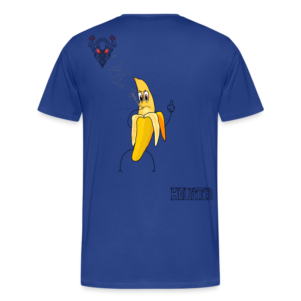 Man T-Shirt Pissed Bananna - Königsblau