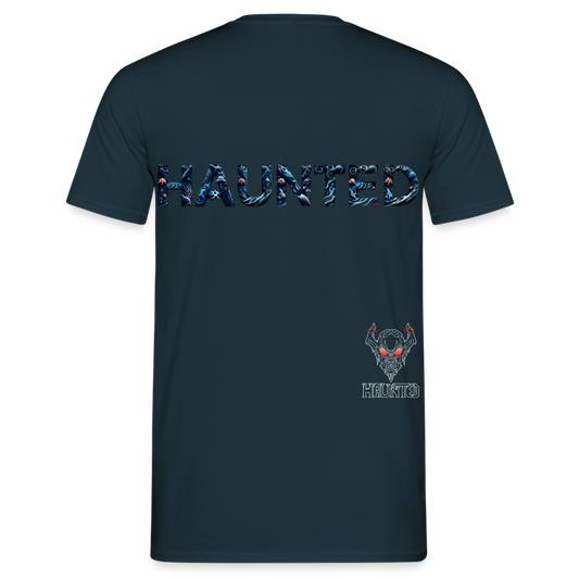Men T-Shirt Abyssal Coral Glow - Navy