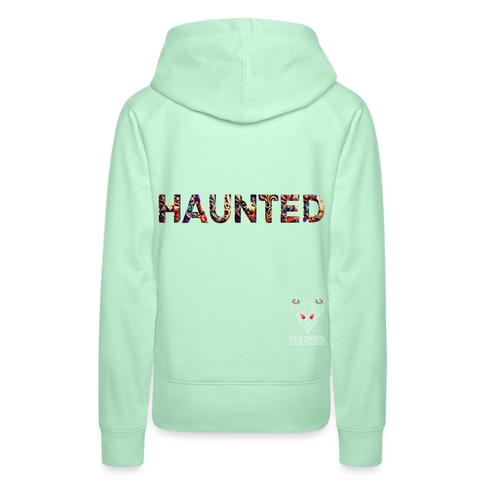 Women Hoodie Mystic Aura Blend - helles Mintgrün