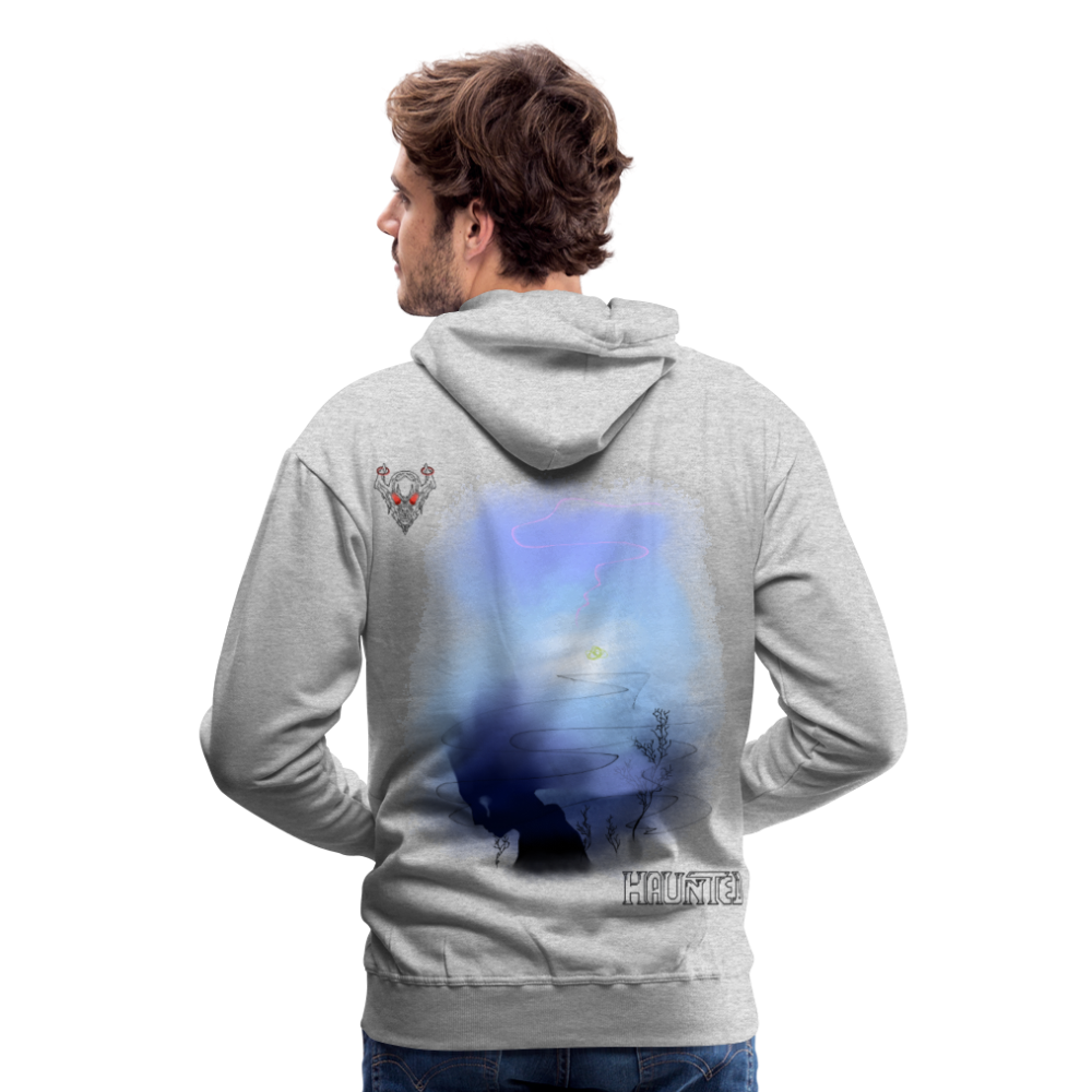 Men Hoodie Drowning - Grau meliert