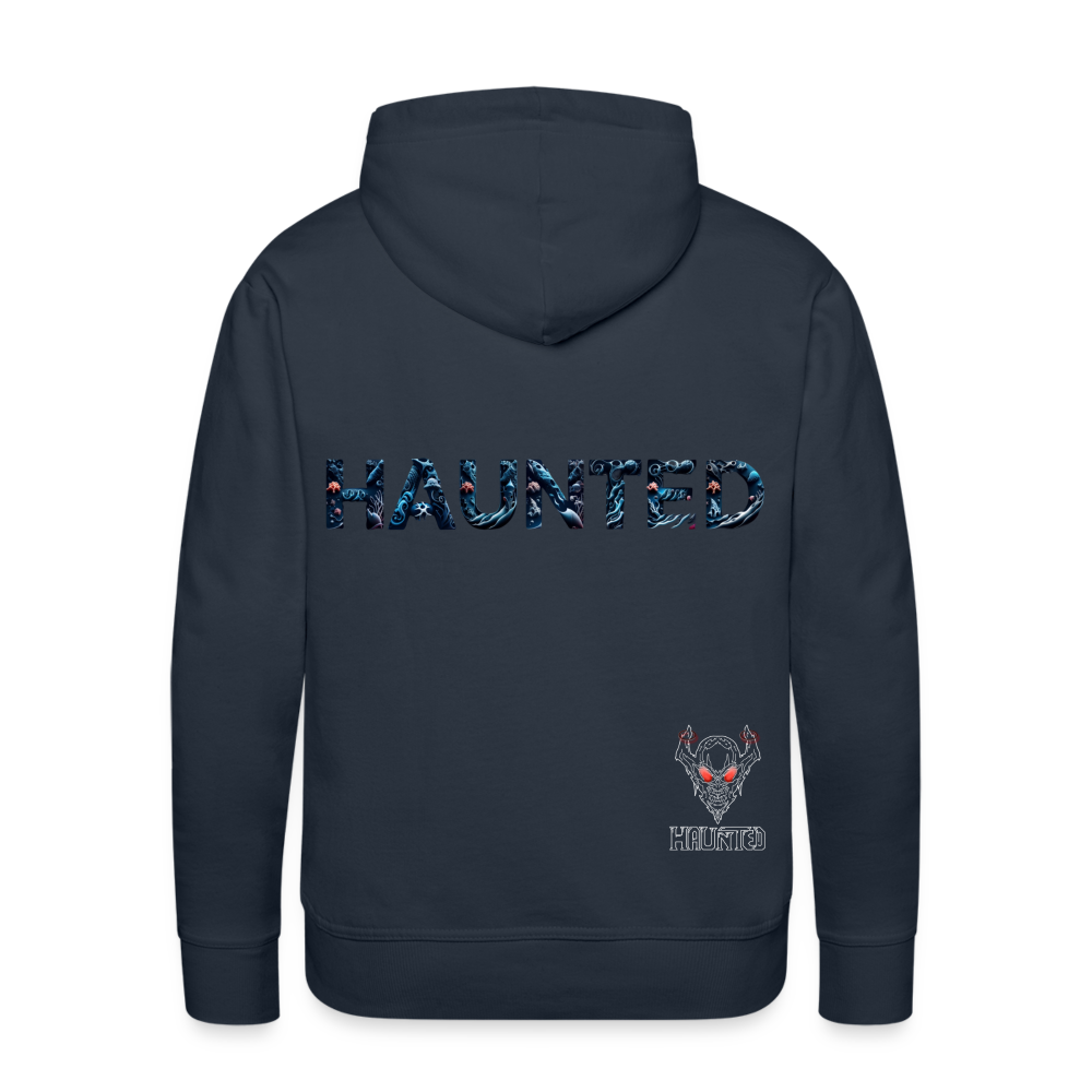Men Hoodie Abyssal Coral Glow - Navy