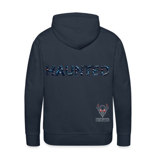 Men Hoodie Abyssal Coral Glow - Navy