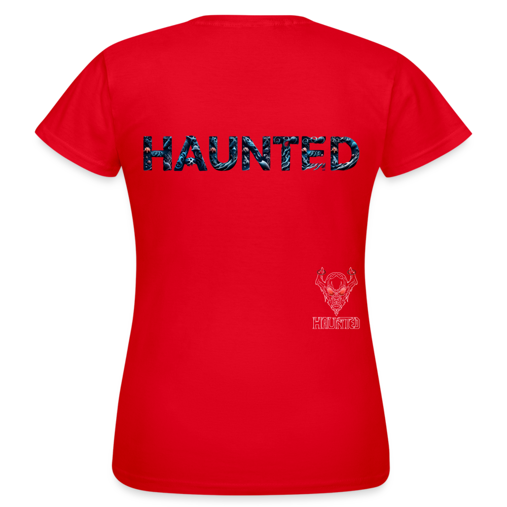 Women T-Shirt Abyssal Coral Glow - Rot