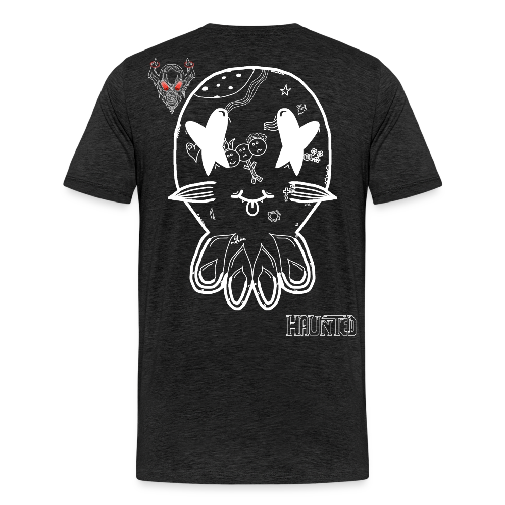 Man T-Shirt Ghost Doodle Light - Anthrazit