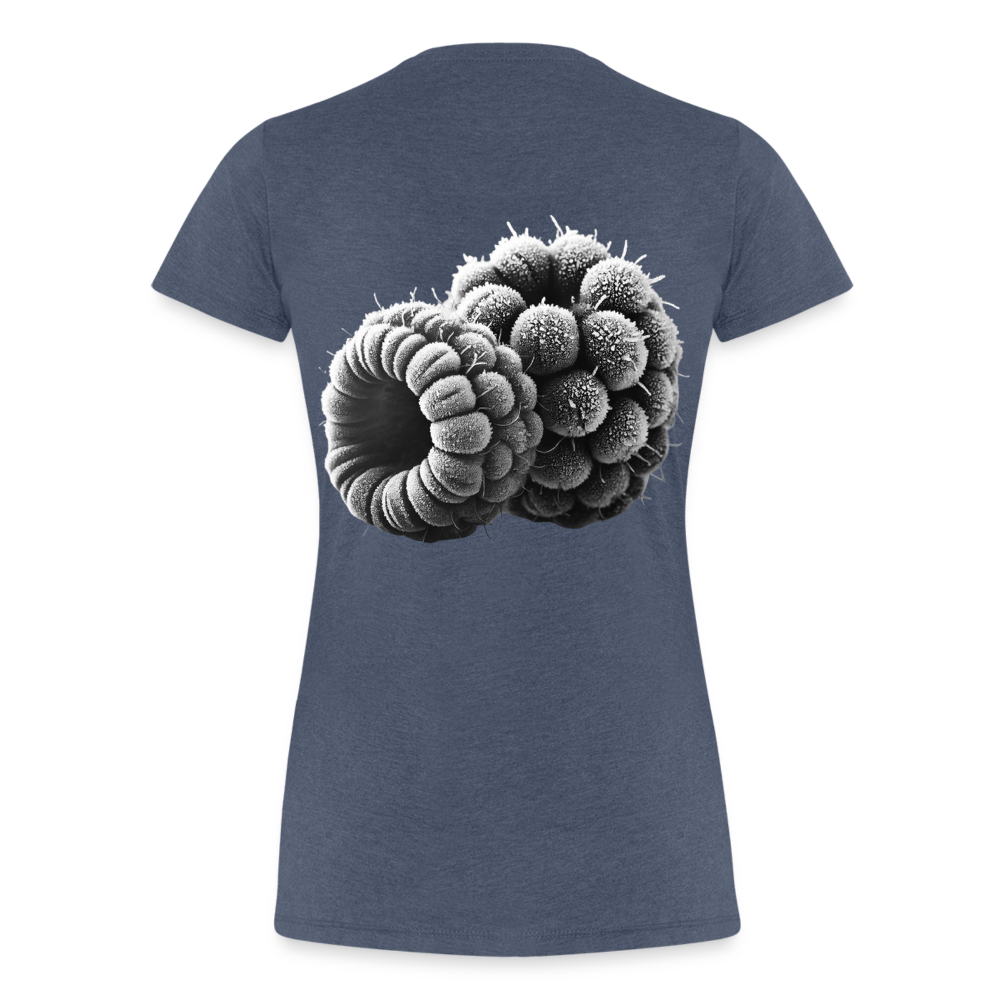 Women T-Shirt Frozen Berries - Blau meliert