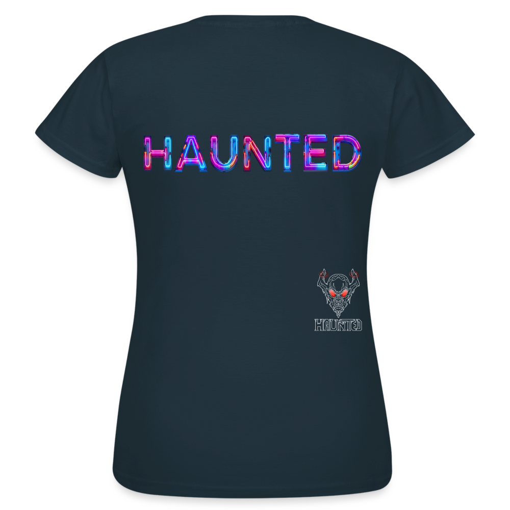 Women T-Shirt Neon Pulse Energy - Navy
