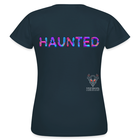 Women T-Shirt Neon Pulse Energy - Navy