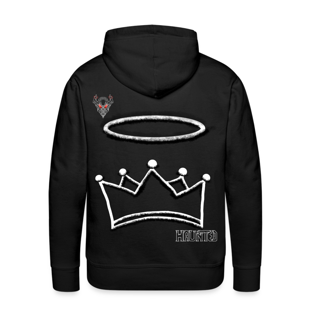 Man Hoodie Crown and Ring Light - Schwarz