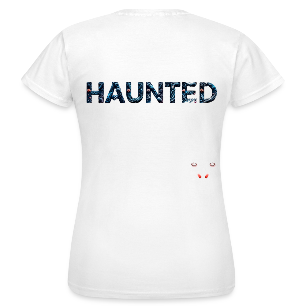 Women T-Shirt Abyssal Coral Glow - Weiß