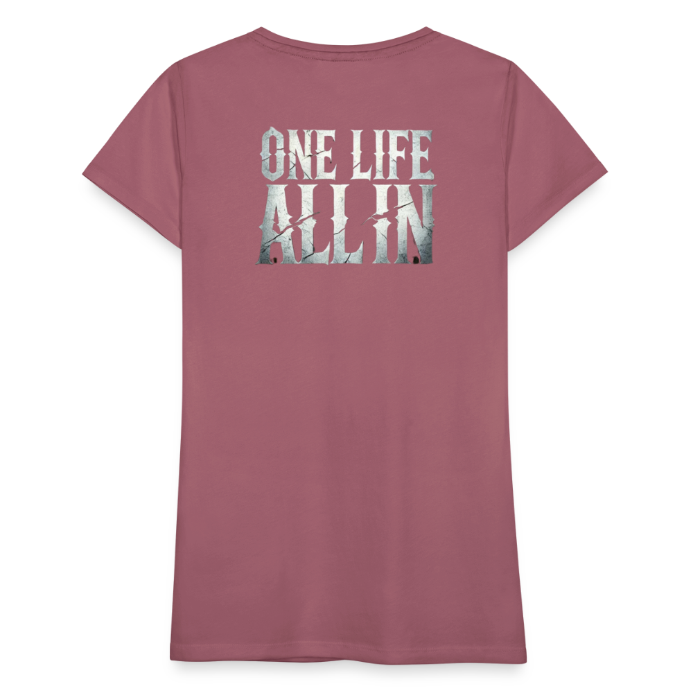 Women T-Shirt One Life All In - Malve
