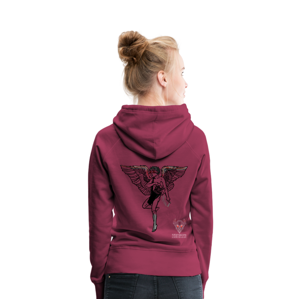Woman Hoodie There Is No Heaven bloody - Bordeaux