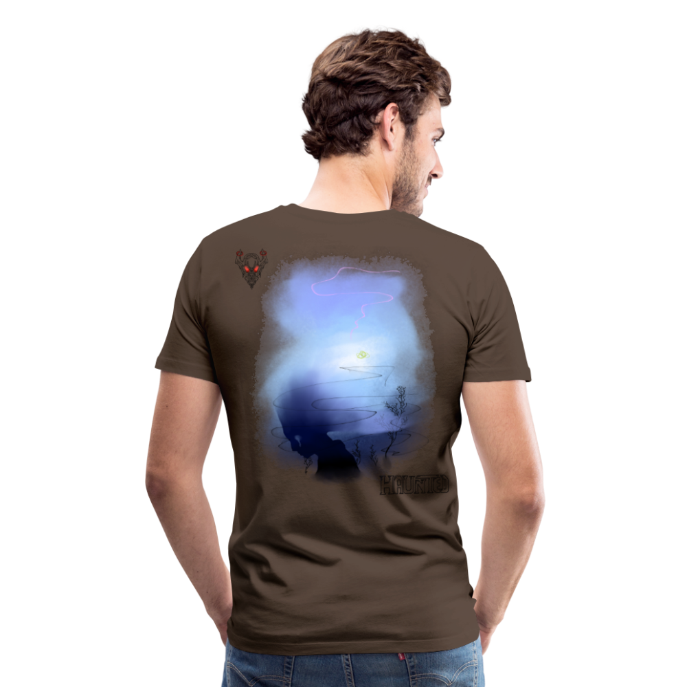 Man T-Shirt Fading - Edelbraun