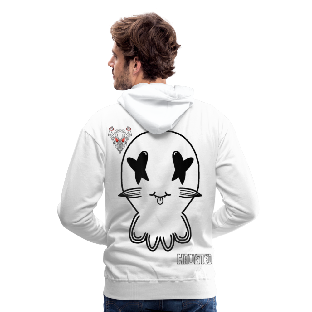 Man Hoodie Ghost No Doodle Dark - Weiß